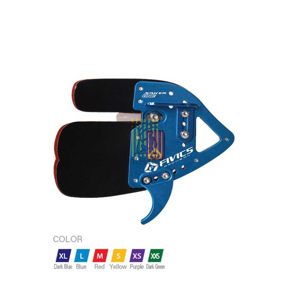 Напалечник Saker I для стрельбы из лука, материал кожа Cordovan, правый, размер S, производитель Fiv