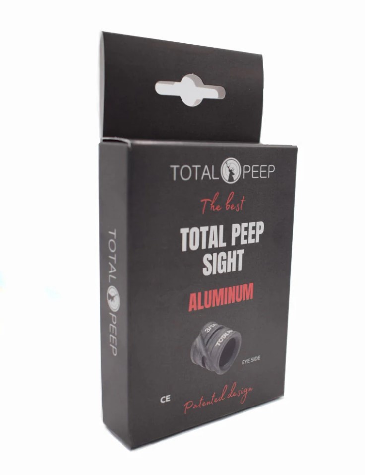 Пип-сайт, размер 1/4", материал алюминий, производитель Total Peep, цвет черный