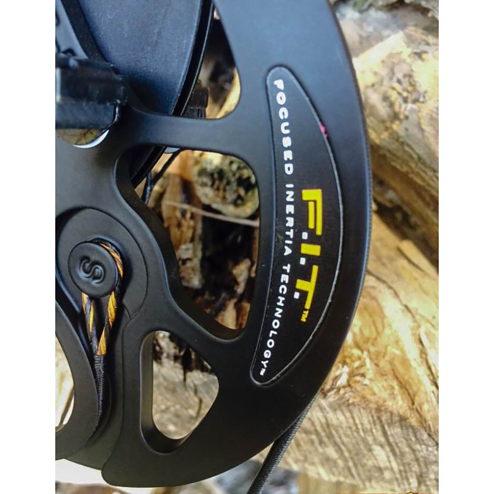 Лук блочный HYPE, начальная скорость 310 фут в сек, сила 60 lbs, база 7", для праворуких, длина натя