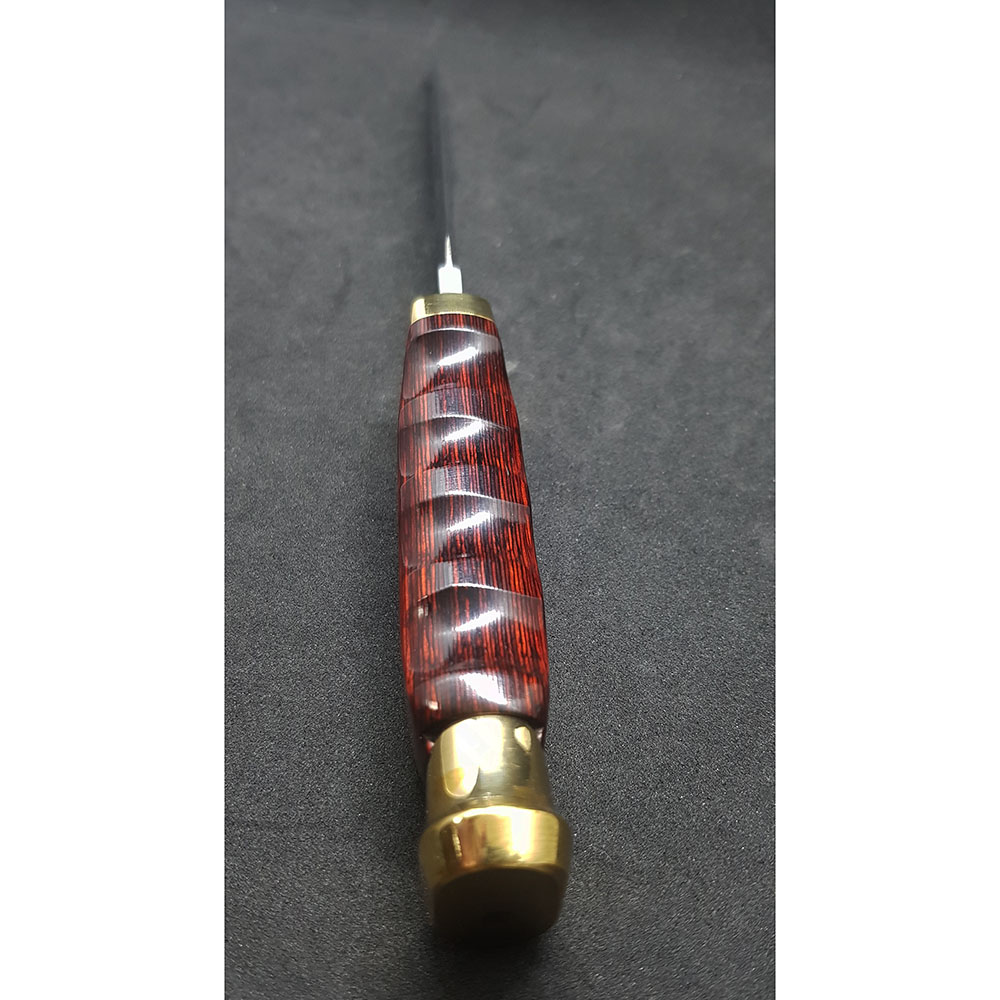 Нож "BOWIE" с фикс клинком длиной 16 см, рукоять Pakka wood, ножны кожа Нож "BOWIE" с фикс клинком длиной 16 см, рукоять Pakka wood, ножны кожа