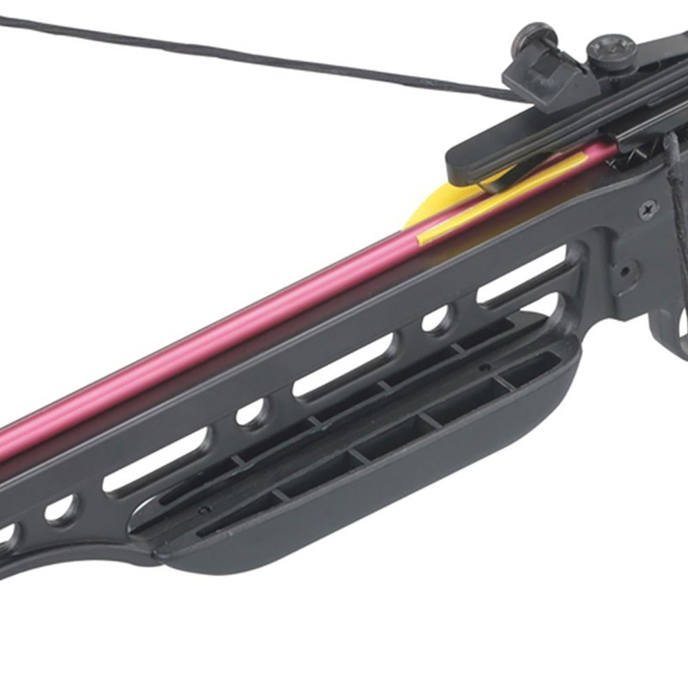 Арбалет рекурсивный силой 95Lbs, ствол алюминий, приклад пластик, с комплектом аксессуаров: 2 алюмин