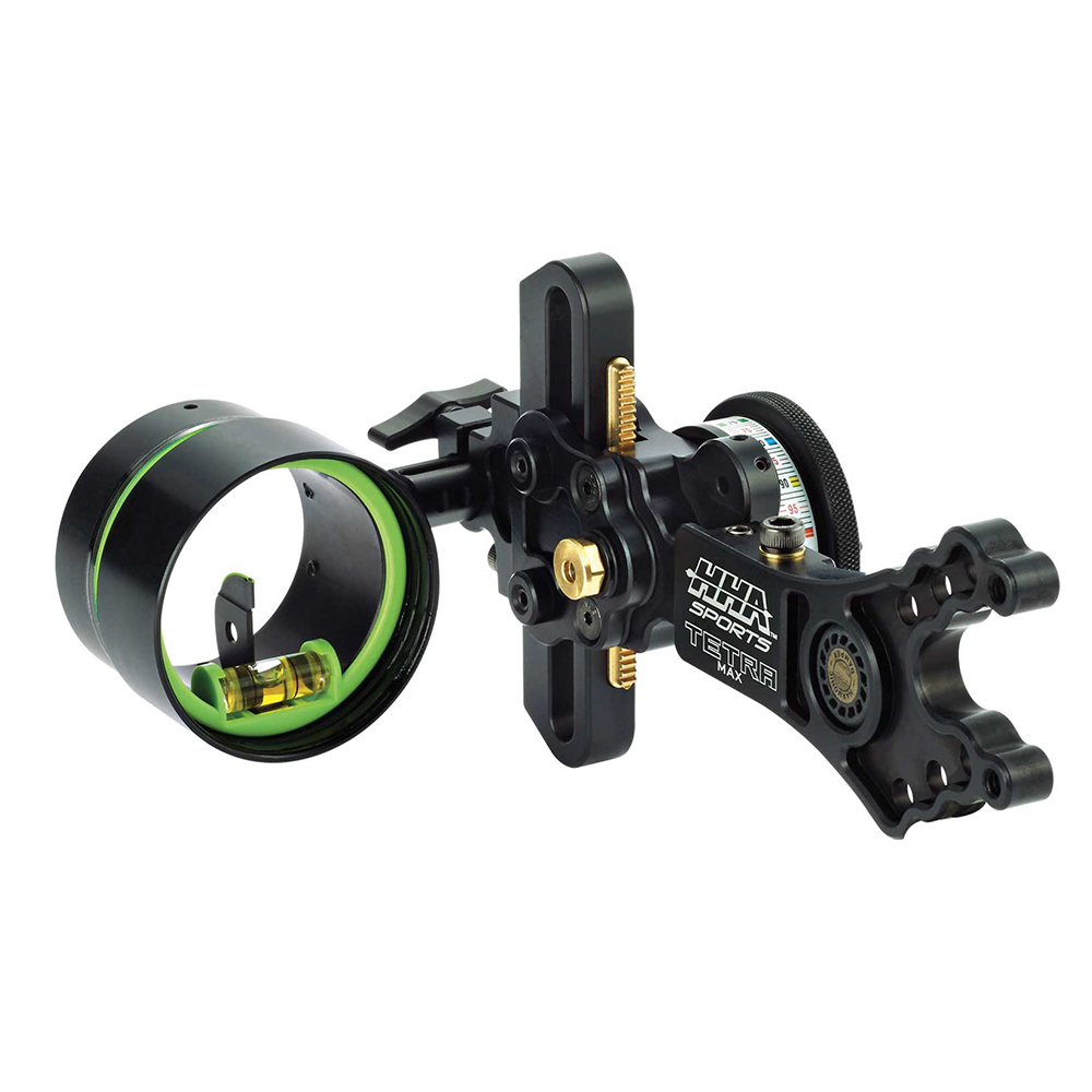 Прицел охотничий для блочного лука Tetra Max с микронастройками, диаметр скопа 35 мм, пин .010, длин Прицел охотничий для блочного лука Tetra Max с микронастройками, диаметр скопа 35 мм, пин .010, длин