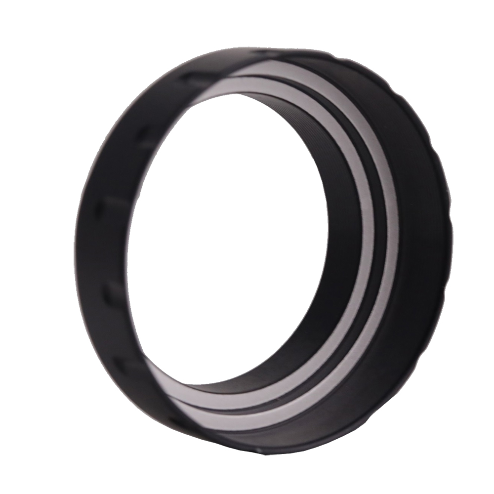 Защитный козырек для прицела Optum задний с двумя цветными кольцами, диаметр 40 мм, короткий, цвет ч