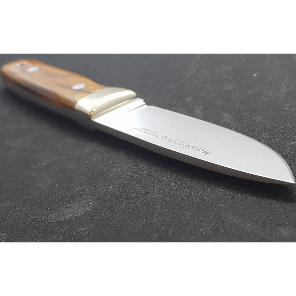 Нож "KODIAK" с фикс клинком длиной 10 см, рукоять красное дерево кокоболо, ножны кожа Нож "KODIAK" с фикс клинком длиной 10 см, рукоять красное дерево кокоболо, ножны кожа