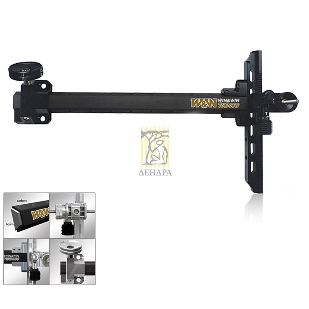 Прицел для лука WS600, карбон, правый, черный, шт Прицел для лука WS600, карбон, правый, черный, шт