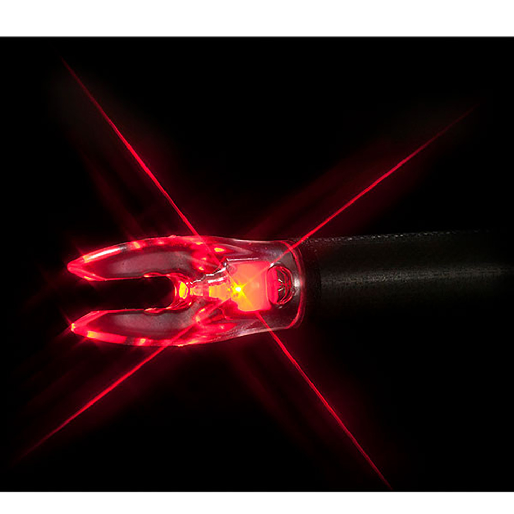 Хвостовик светящийся G-UNI диаметр 4 мм, цвет красный, производитель Nockturnal, в упаковке 3 шт