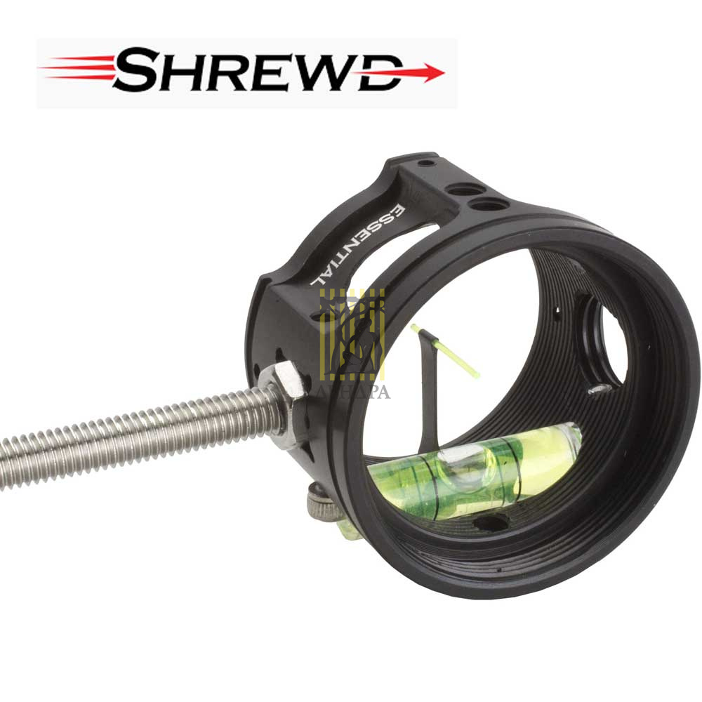 Скоп для блочного лука Essential, диаметр 29 мм, размер пина 0.010", сменные уровни, правый/левый Скоп для блочного лука Essential, диаметр 29 мм, размер пина 0.010", сменные уровни, правый/левый