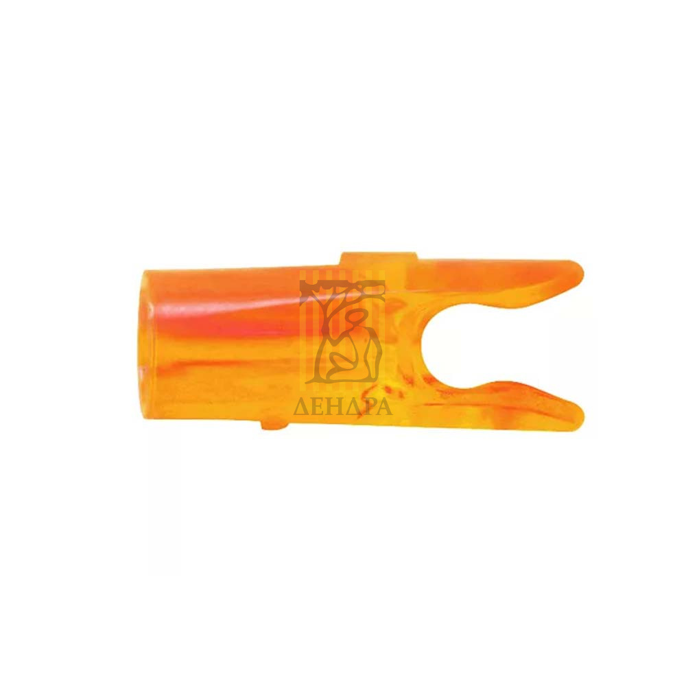 Хвостовик для лучных стрел PIN Nock, цвет оранжевый, размер L, 12 шт