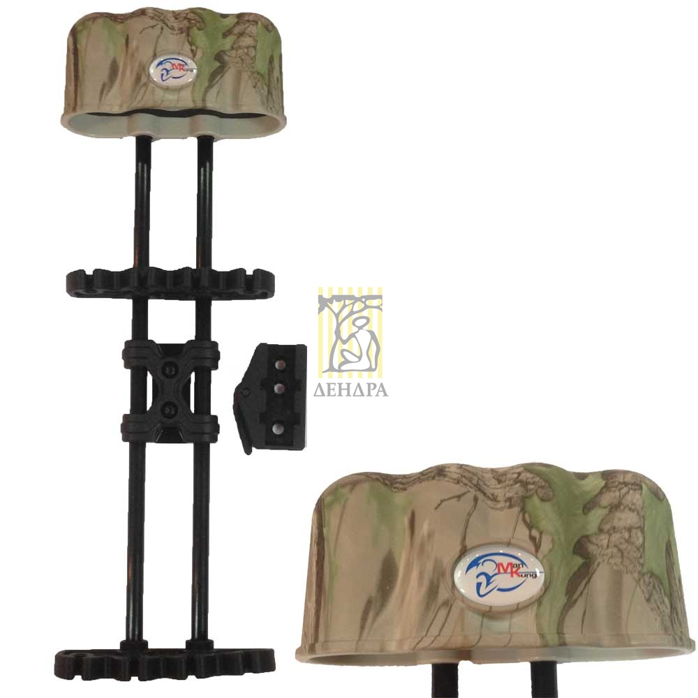 Кивер для блочного лука и арбалета на 4 стрелы, цвет зеленый камуфляж Кивер для блочного лука и арбалета на 4 стрелы, цвет зеленый камуфляж