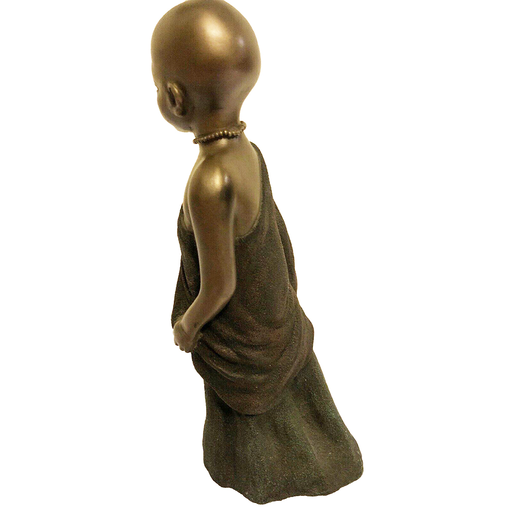 Фигурка Дети Масаи-Азизи,патина,полистоун