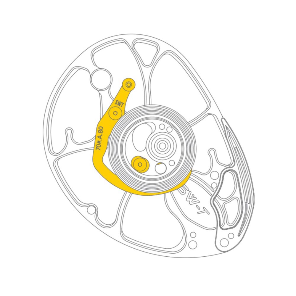 Комплект модулей SWT для блочного лука, размер I, сила  60#, сброс 75%