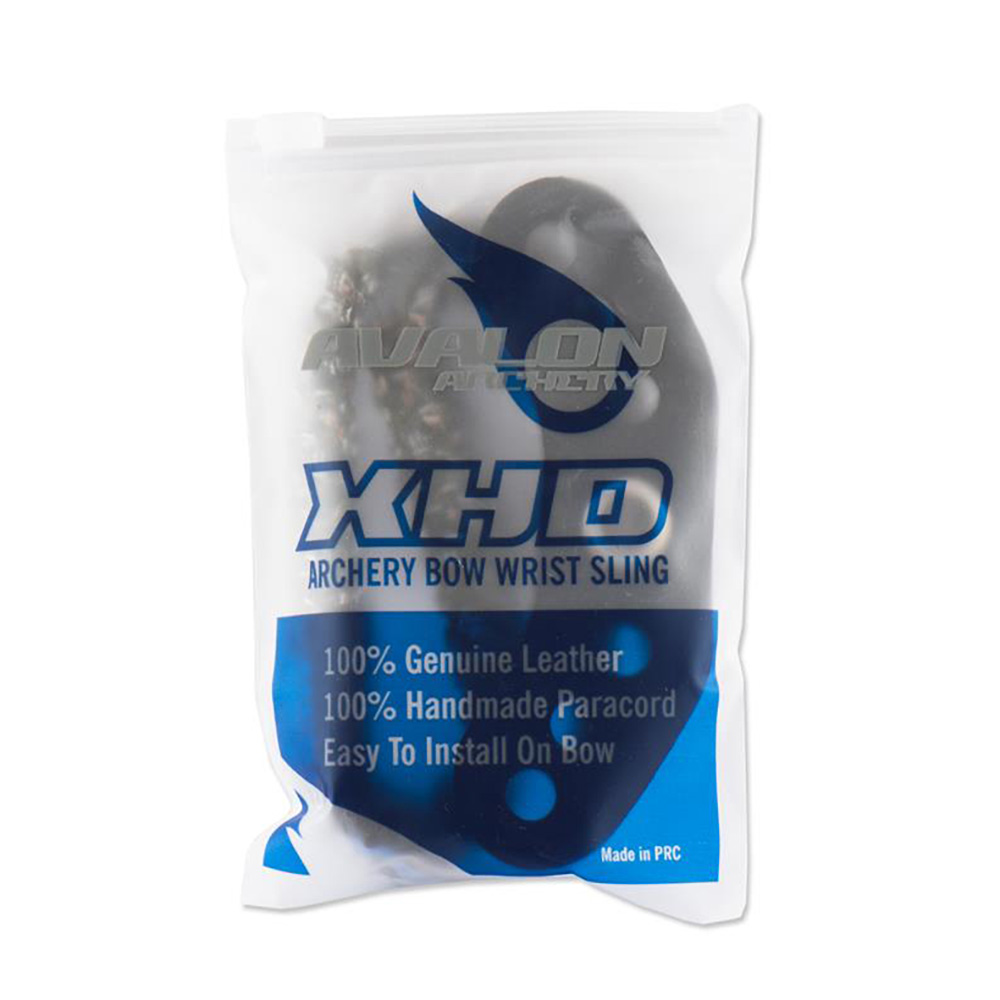 Вязочка для стрельбы из лука на запястье, материал паракорд и кожа, производитель Avalon, цвет камуф