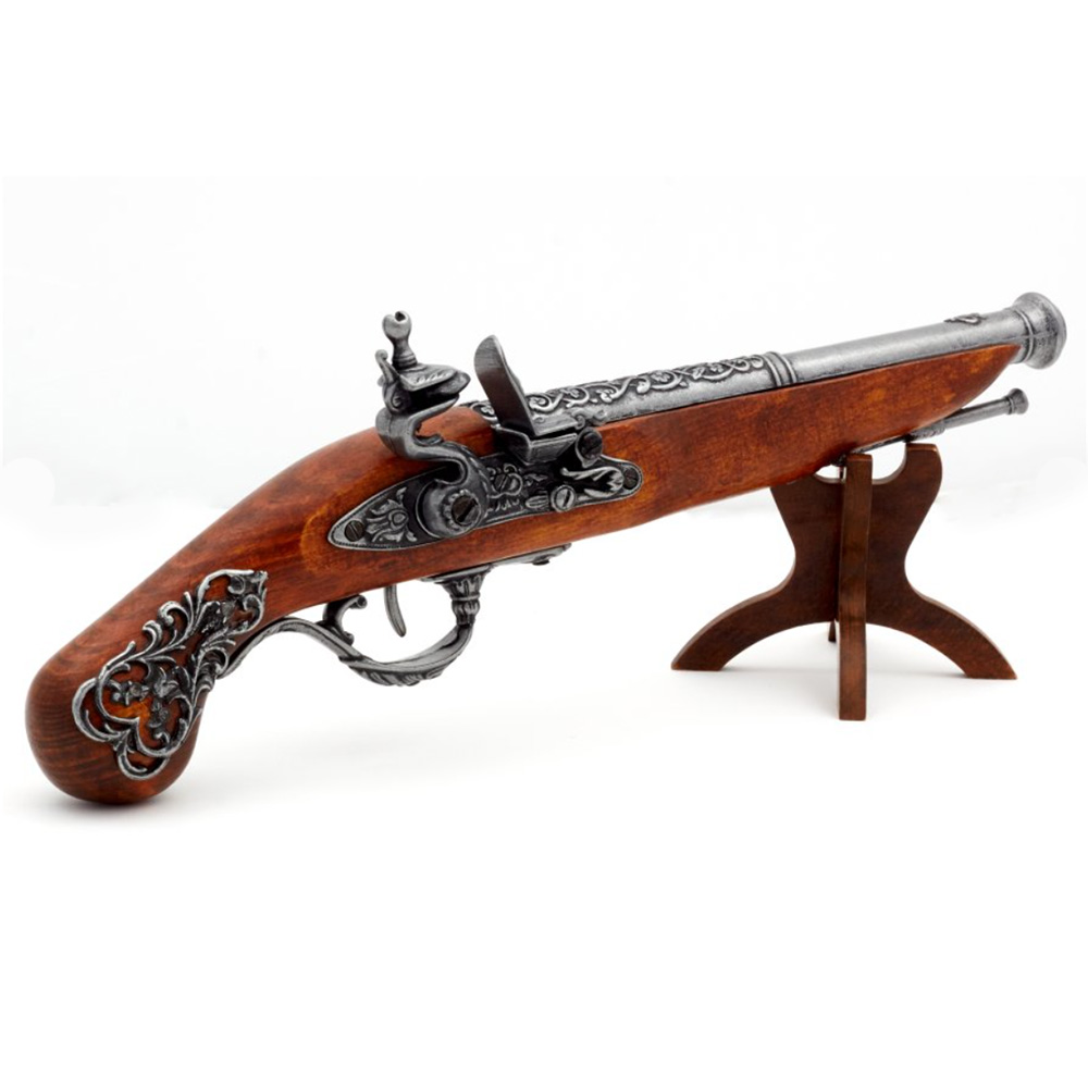 Пистолет кремн.Англия XVIIIв, сталь