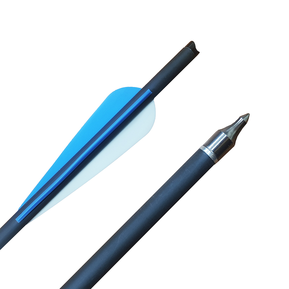 Стрела карбоновая Hunter для арбалета, диаметр 8,8 мм, длина 20", оперение Parabolic 4", сменный нак Стрела карбоновая Hunter для арбалета, диаметр 8,8 мм, длина 20", оперение Parabolic 4", сменный нак