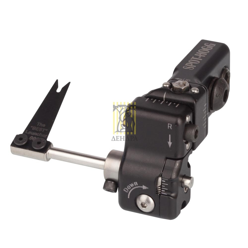 Полочка для блочного лука The Edge с микро настройками, правая, цвет черный