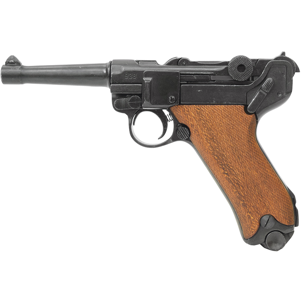 Пистолет Люгера системы "парабеллум" P08, Германия, 1898 год, пластиковые накладки цвет дерево.