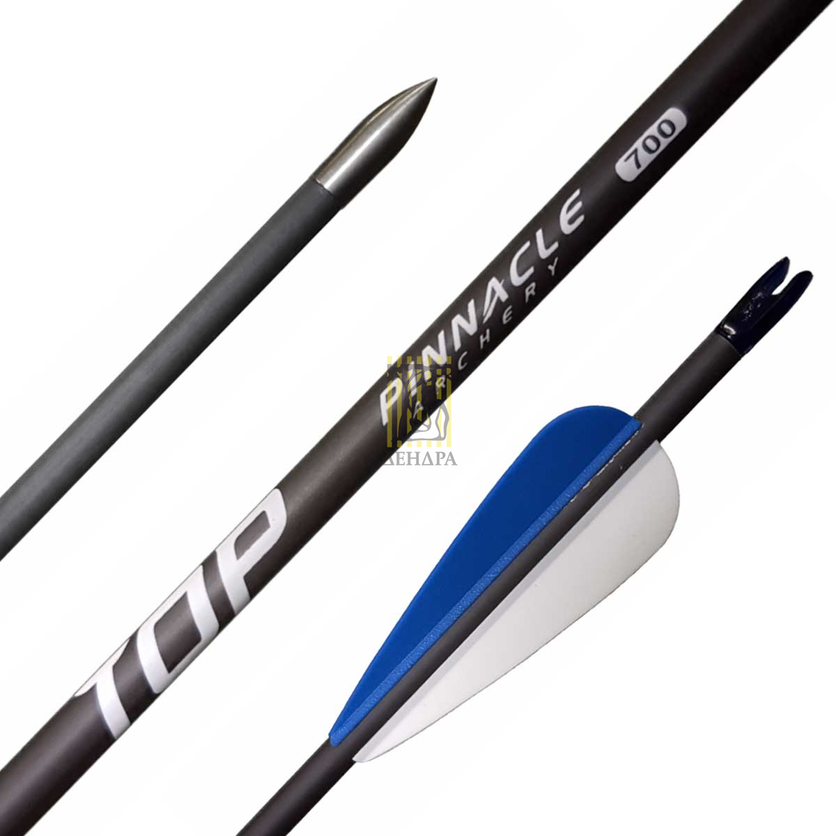 Стрелы TOP, размер 900, оперение, хвостовик, наконечник, 1 шт