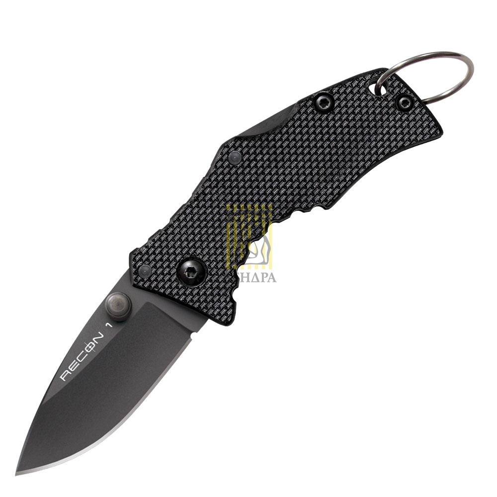 Нож «Micro Recon 1» складной, клинок spear point, сталь AUS 8A, черное покрытие, рукоять пластик G-1 Нож «Micro Recon 1» складной, клинок spear point, сталь AUS 8A, черное покрытие, рукоять пластик G-1