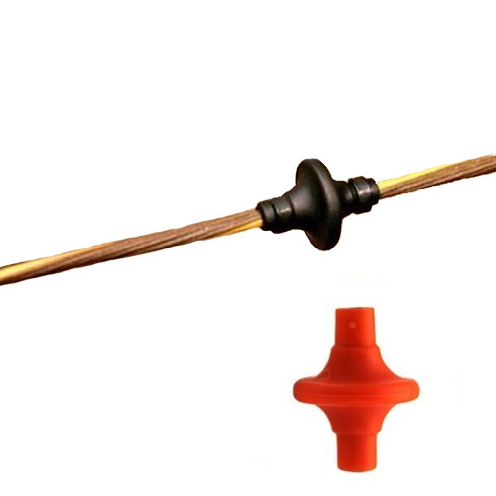 Киссер для установки на тетиву лука, размер L, цвет оранжевый, 1 шт