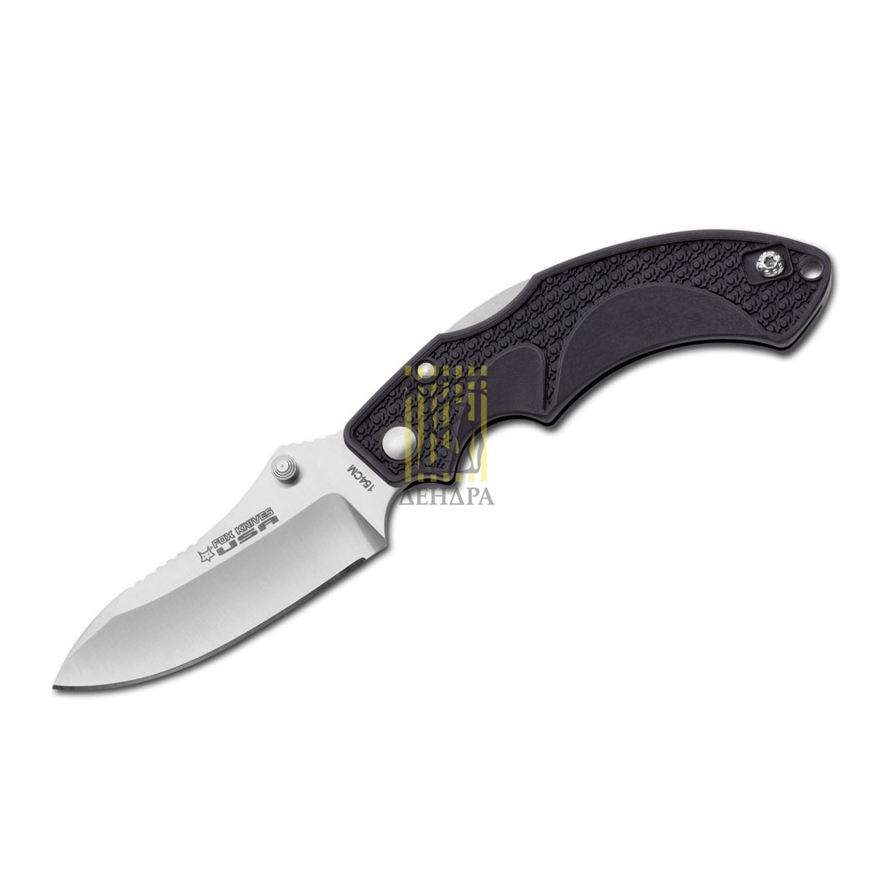 Нож "Amico" складной, рукоять черный пластик