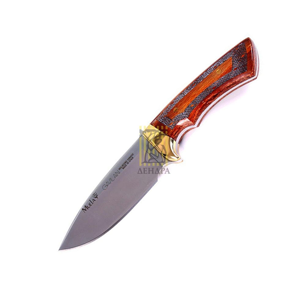 Нож "GAVILAN" с фикс клинком длиной 13 см, рукоять натуральное дерево, ограничитель латунь, ножны ко Нож "GAVILAN" с фикс клинком длиной 13 см, рукоять натуральное дерево, ограничитель латунь, ножны ко