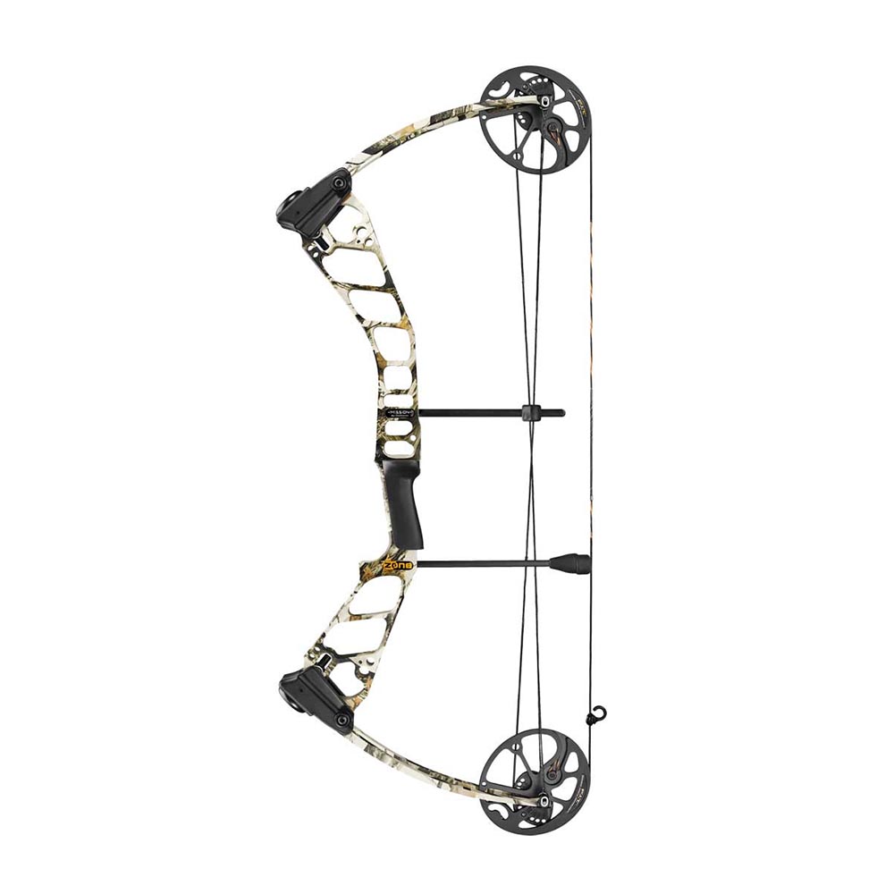 Лук блочный ZONE,  начальная скорость 300 фут в сек сила от 13 до 60 lbs, правый, длина натяжения от