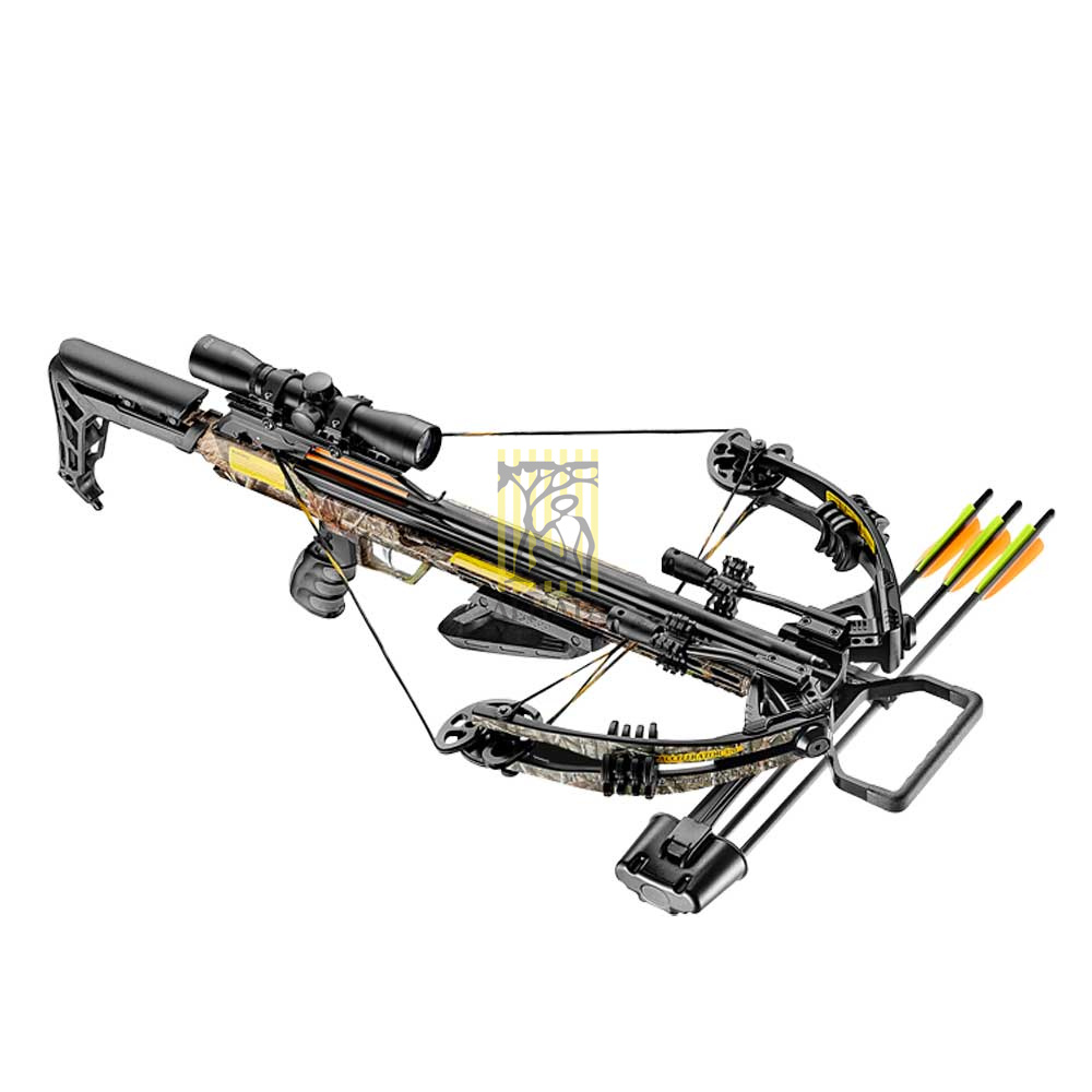 Арбалет блочный "Жнец 370", усилие натяжения 43 (кг), начальная скорость 370 футов в сек с комплекто