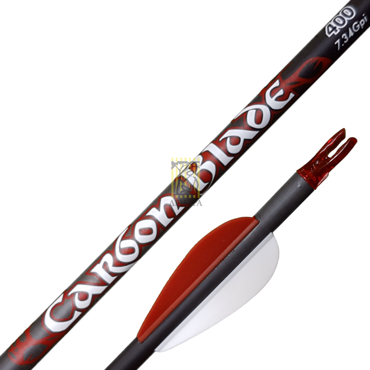 Стрелы CARBON BLADE, размер 400, оперение, хвостовик, инсерт, 1 шт Стрелы CARBON BLADE, размер 400, оперение, хвостовик, инсерт, 1 шт