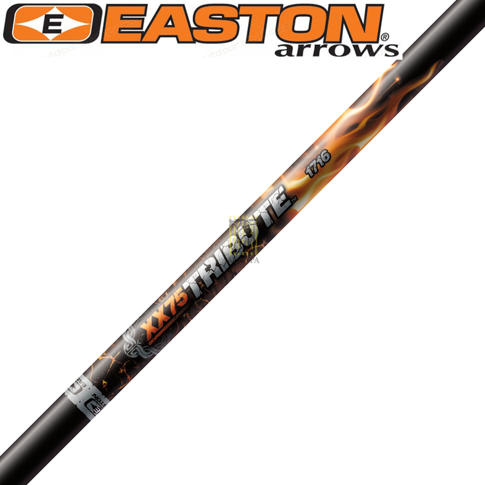 Стрелы Tribute 1916 натуральное оперение, правое, длина  3", хвостовик  PlastiNock 9/32 в комплекте,