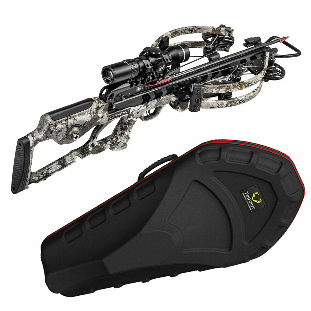 Арбалет блочный Tenpoin Vapor RS 470, скорость 143 м/с (470 ф/с), Длина: 79 см, вес 3,6 кг, комплект
