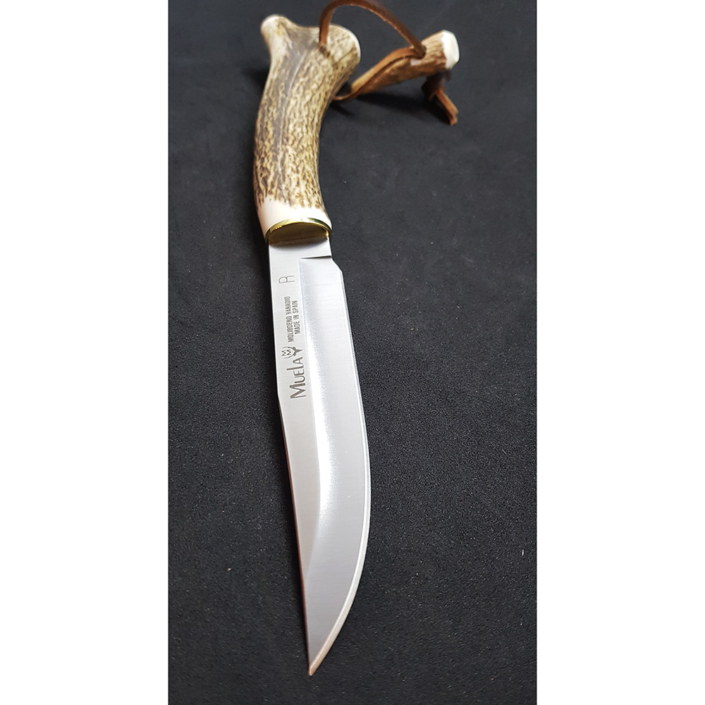 Нож "GRED" с фикс клинком длиной 13 см, рукоять рог оленя, ножны кожа Нож "GRED" с фикс клинком длиной 13 см, рукоять рог оленя, ножны кожа