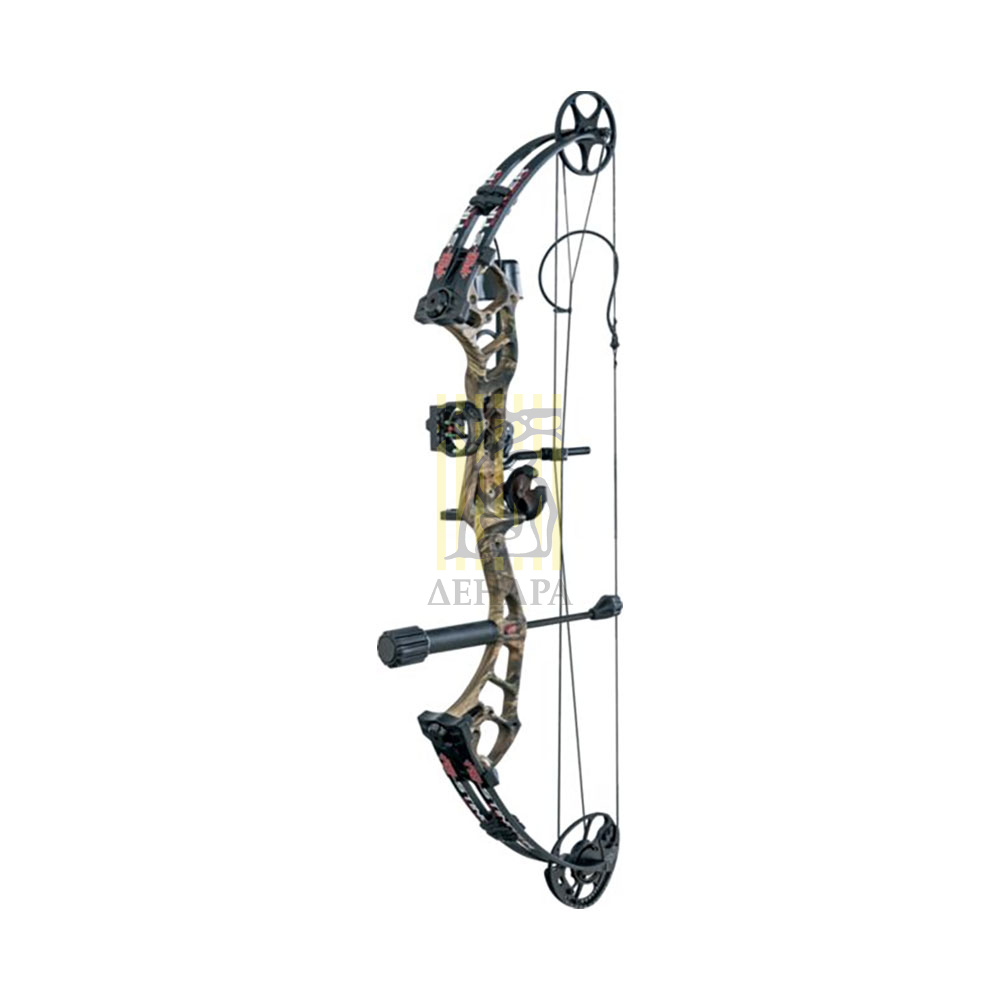 Лук блочный Stinger Extreme, база 7-1/8", начальная скорость 316 фут в сек, длина натяжения от 21 до