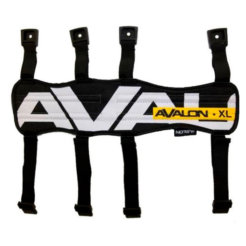 Защитная крага двойная для стельбы из лука, размер XL, длина 32,5 см, материал полиэстер, 4 защелки,