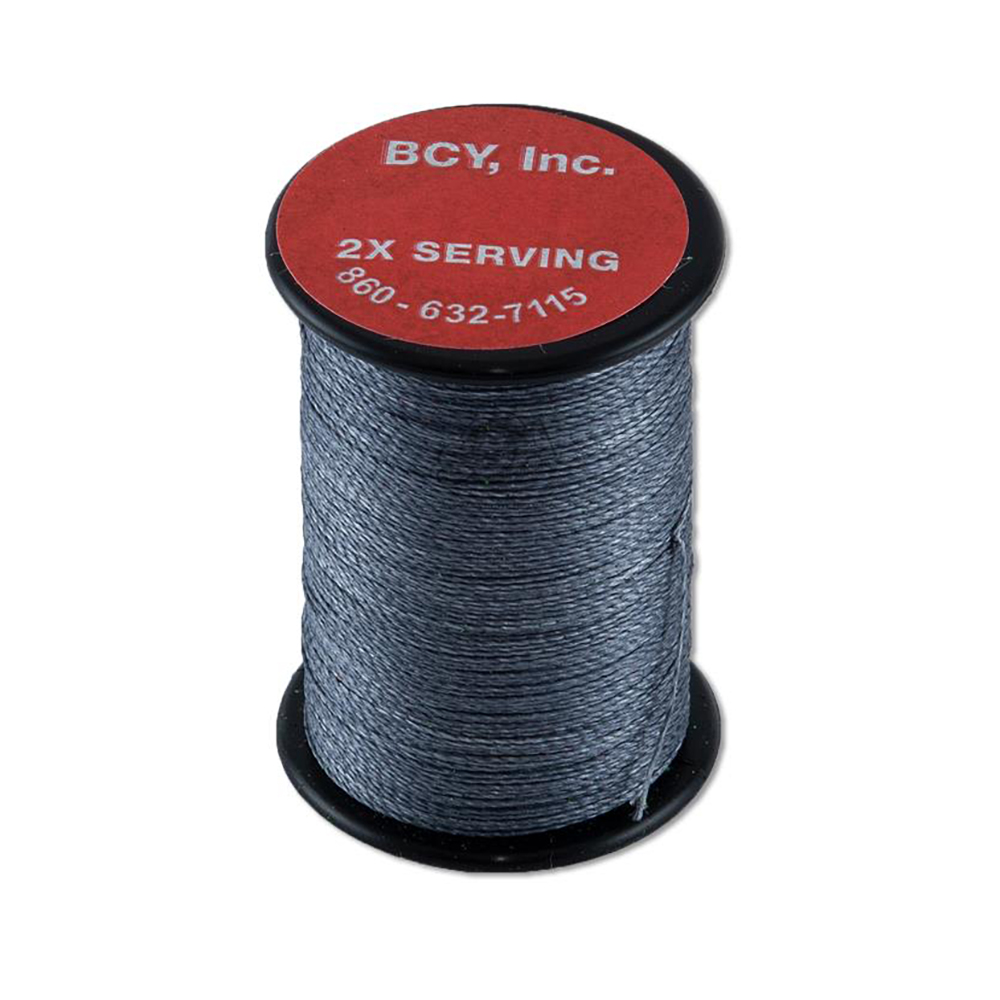 Нить обмоточная 2Х для изготовления тетивы, диаметр 0,015", производитель BCY, цвет серый металличес