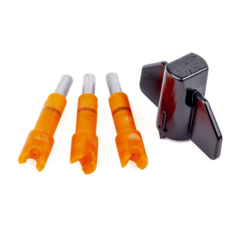 Хвостовик светящийся для стрел к арбалетам Ravin, цвет оранжевый, 3 шт в упаковке