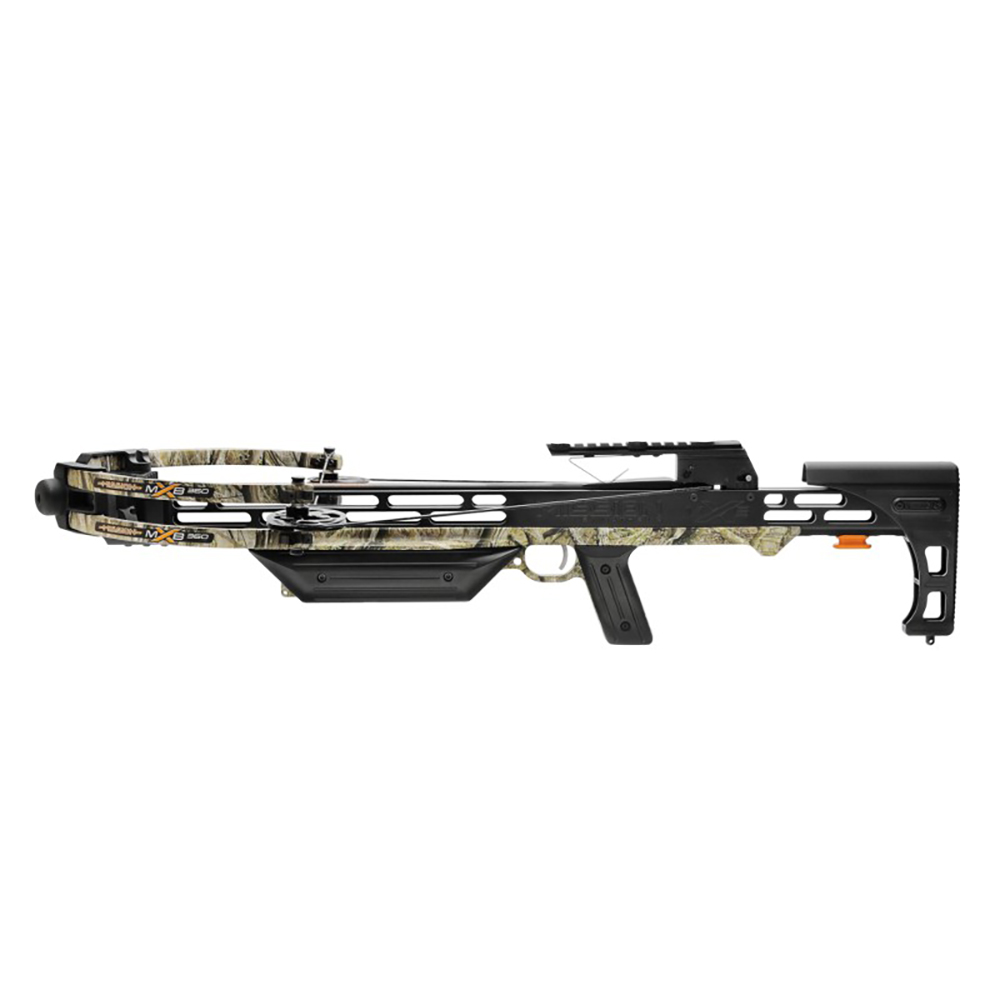 Арбалет MXB 360, начальная скорость 360 фут в сек, усилие натяжения 95Lbs, цвет камуфлированный, в к