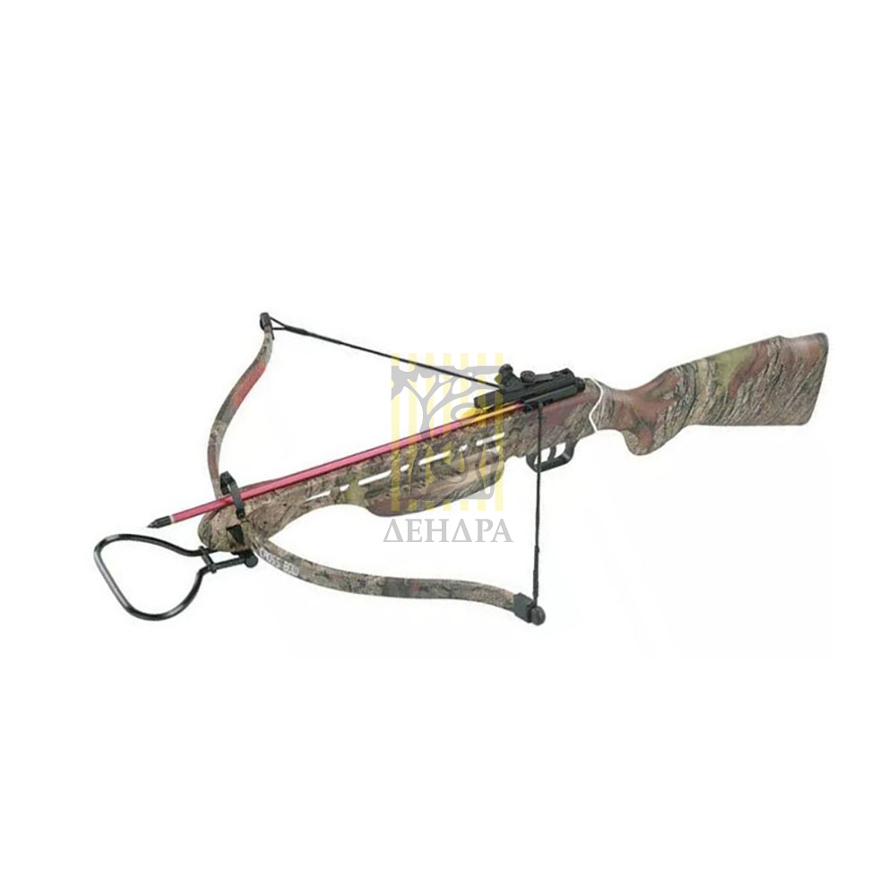 Арбалет,ствол алюмин,приклад дерево,камуфл,2алюм.с
