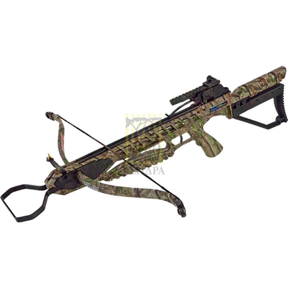 Арбалет рекурсивный силой 95 Lbs, цвет зеленый камуфлированный