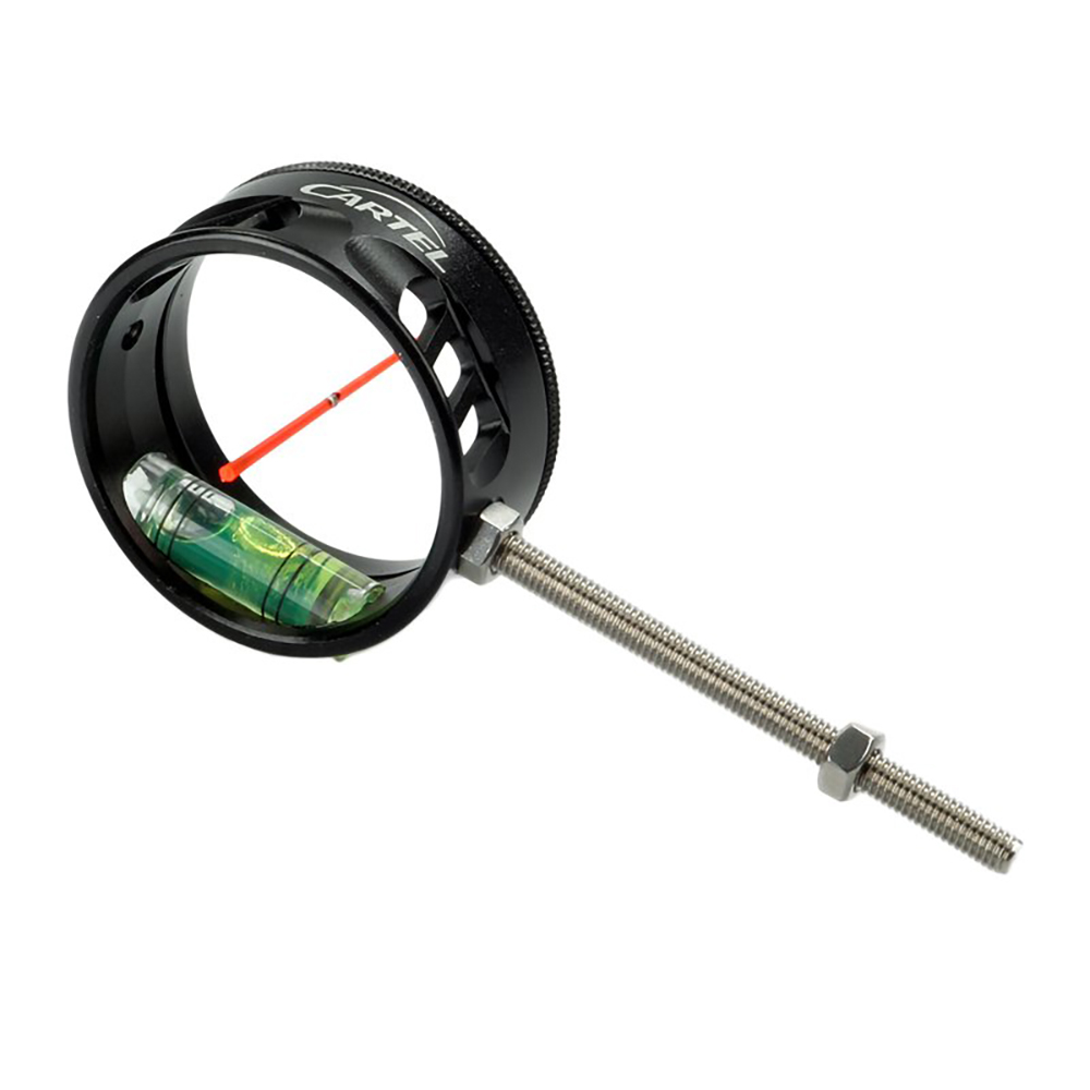 Скоп для блочного лука X-PERT, линза 0.75, уровень, производитель Cartel, цвет черный