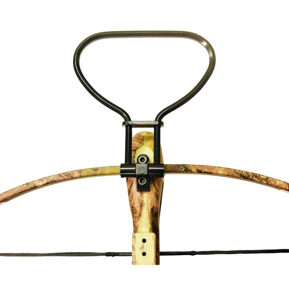 Арбалет рекурсивный, приклад дерево, плечи фиброглас, начальная скорость 210 фут/сек, сила 95 Lbs, д