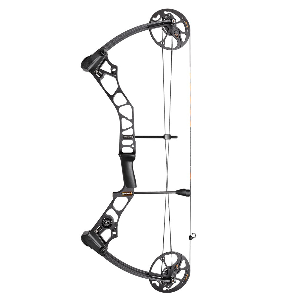 Лук блочный HYPE DT, начальная скорость 310 фут в сек, сила 60 lbs, база 7", для праворуких, СТС, га