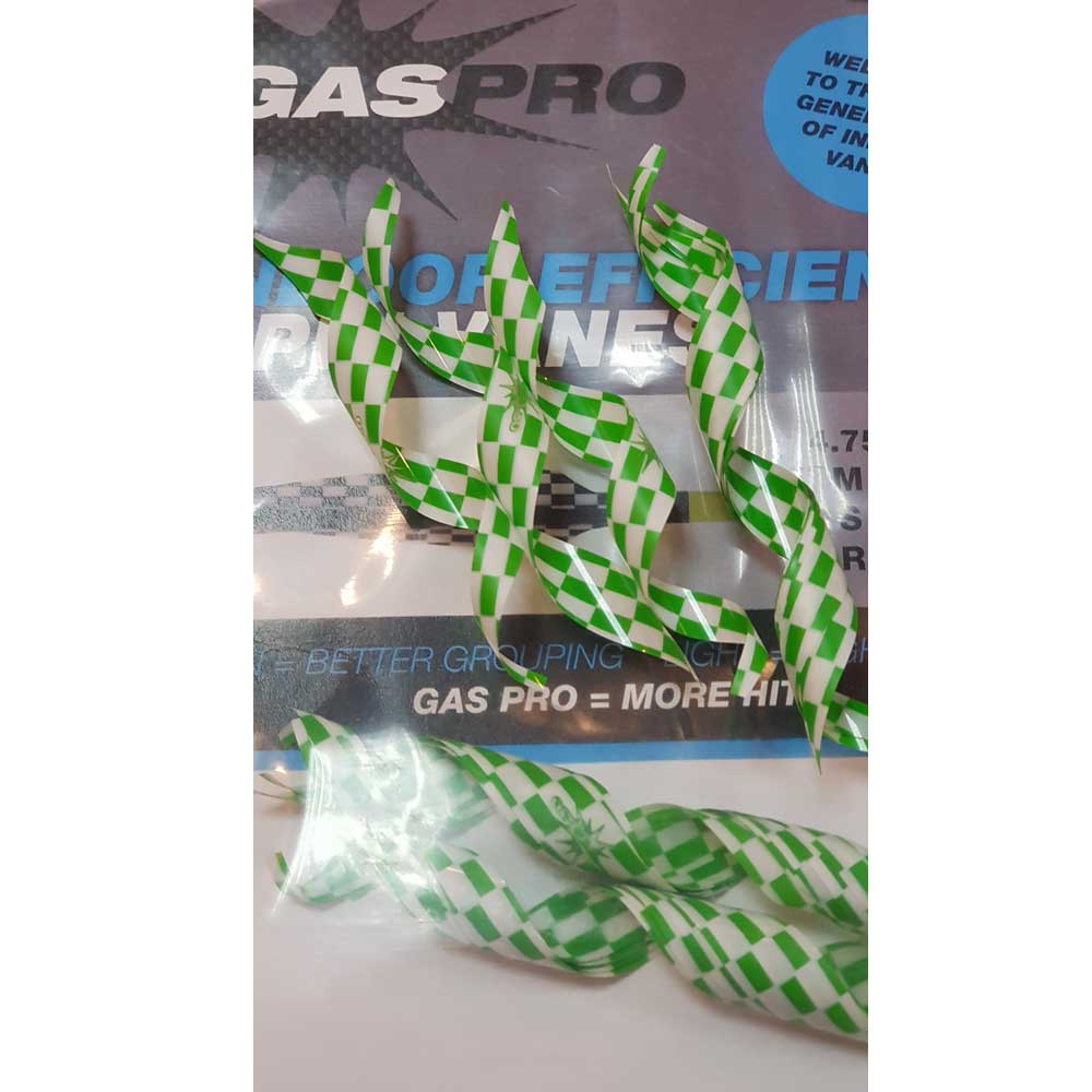 Оперение для стрел Spin Vanes, длина 4,75", форма Shield, размер M, правое, производитель Gas Pro, ц