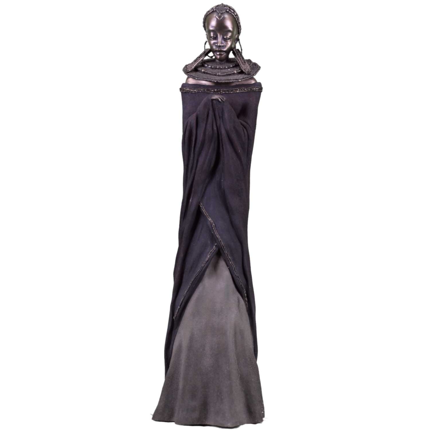 Фигурка Масаи-Рехани,патина,полистоун