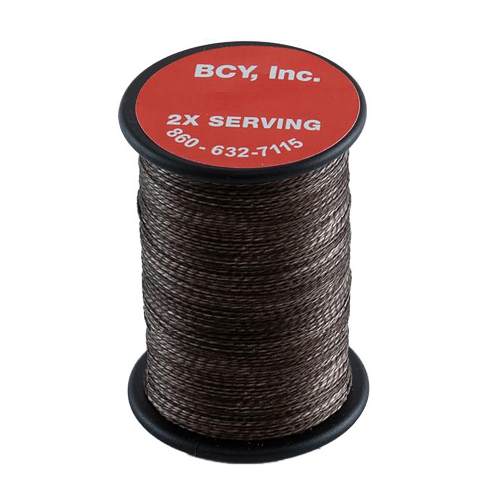 Нить обмоточная 2Х для изготовления тетивы, диаметр 0,015", производитель BCY, цвет темно-коричневый