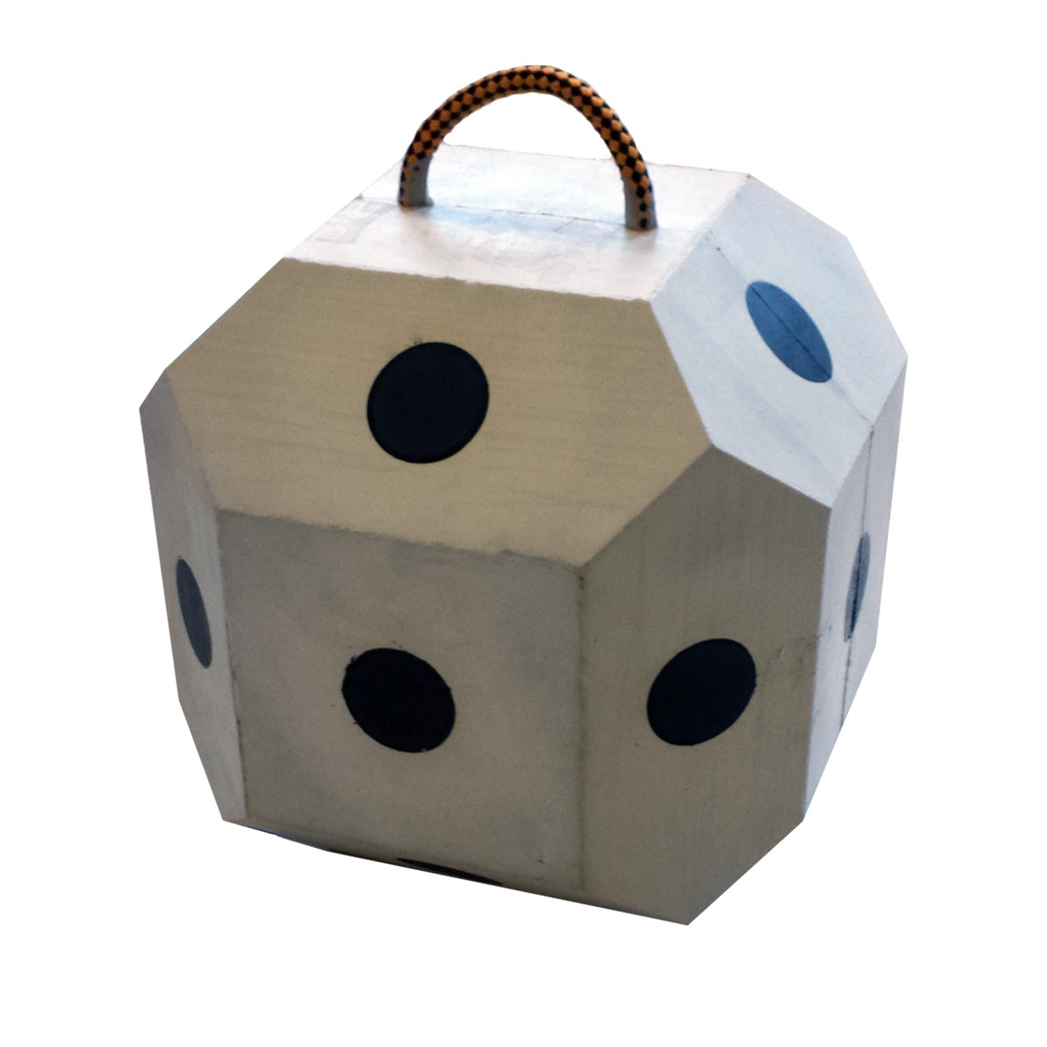 Мишень кубик размер 40x40x40, производитель Eleven, рукоятка для перноски, цвет белый