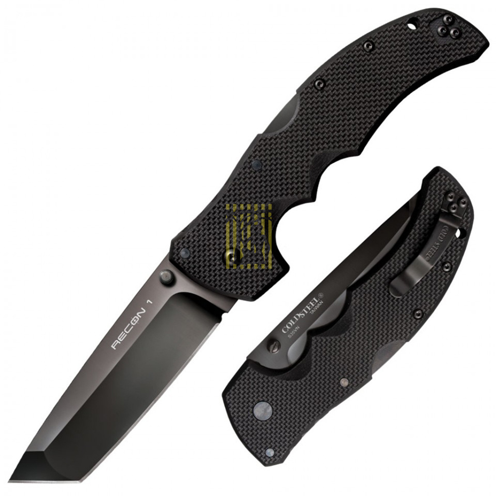 Нож "Recon 1" складной, сталь S35VN, клинок tanto point покрытие DLC, длина клинка 4", рукоять G10, Нож "Recon 1" складной, сталь S35VN, клинок tanto point покрытие DLC, длина клинка 4", рукоять G10,