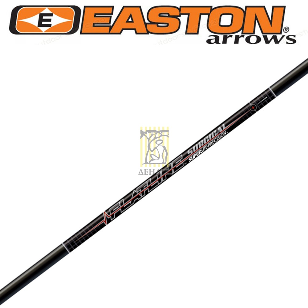 Стрелы FLATLINE SURGICAL, размер 340, длина оперения 2" Blazer, хвостовик, инсерт, комплект 12 шт.