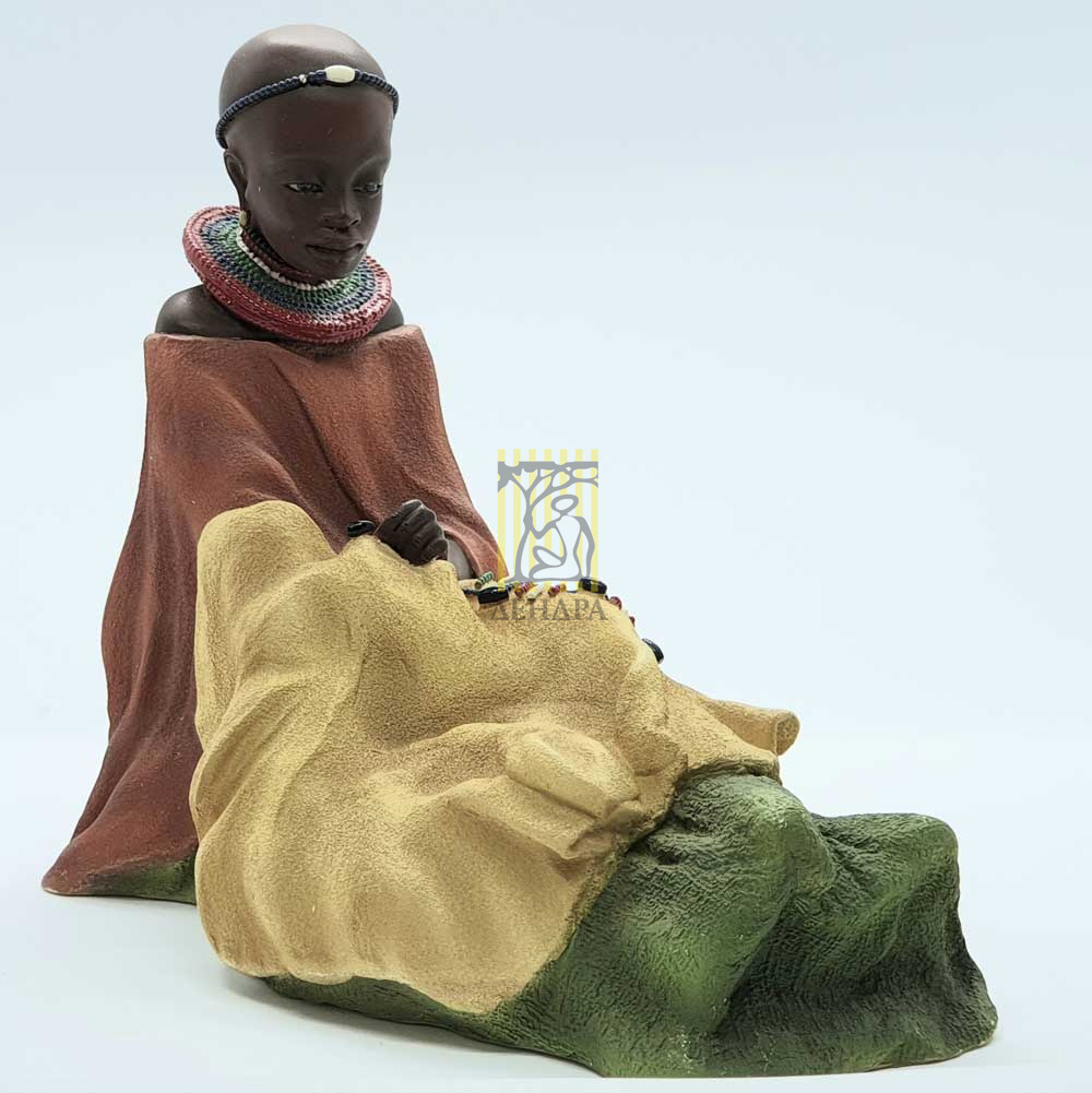 Фигурка Масаи-Каверия,цветная/полипластик