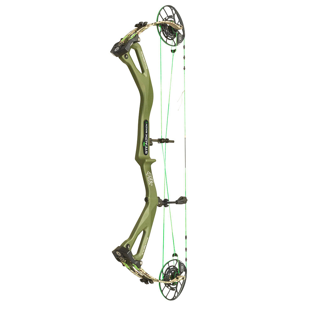 Лук блочный Stealth Mach 1, начальная скорость 332-324 фут в сек, длина натяжения от 25 до 30,5", ба