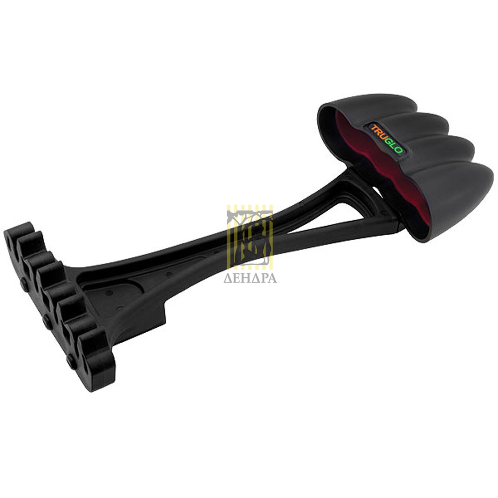 Кивер для лука на 4 стрелы быстросъемный, материал пластик, цвет черный